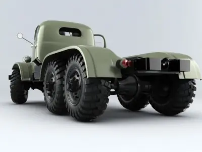 Zill army truck 3D model