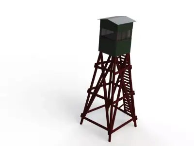 Hunting tower 3D model