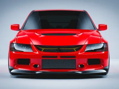 Mitsubishi Lancer Evolution IX  3D model