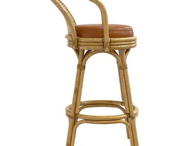 Cuban Barstool Lincoln Brooks 3D model