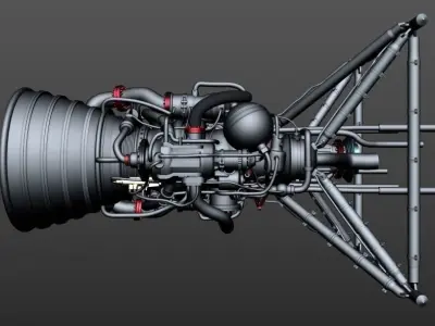 Rocket Thrusters 3D model