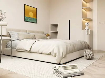 Master bedroom 3D model 3D model