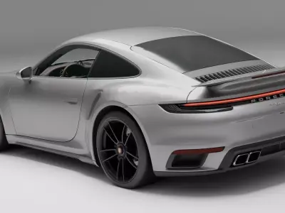Porsche 911 Turbo S 2025  3D model