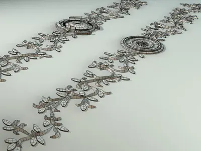 Stucco decorations 3D model