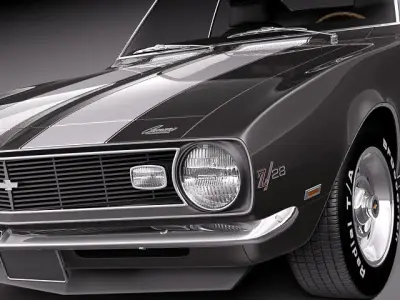 Chevrolet Camaro 1967 Z28 3D model