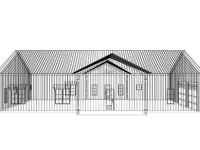 Barndominium House 029 -Archimple LLC 3D model