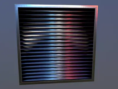 Vent Door Free low-poly 3D model