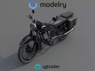 Sport Touring Motorcycle 3D model