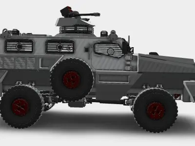 Paramount Marauder - Zombie Apocalypse Version 3D print model