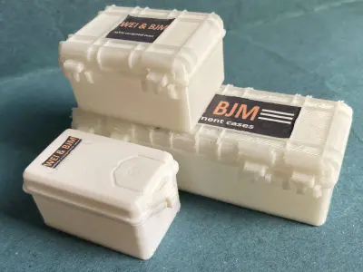 3PCS RC CAR SAFETY EQUIPMENT CASE 3D print model