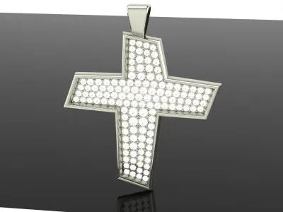  Cross Luxurious elegant modern abstract 3D print model