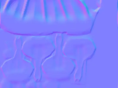 Strange Flower and Bramble Unity 3d Ready Free 3D model