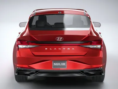 Hyundai Elantra 2021 3D model