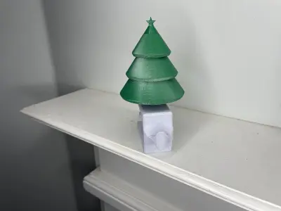 Clamping Christmas Tree Stocking Hanger Free 3D print model