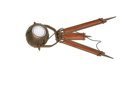 Hollywood Film Spotlight Floor Lamp 3D model