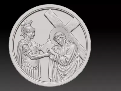 14 Stations of the Cross 3D print model