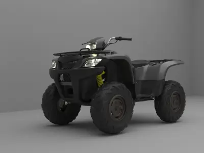 Quadrocycle 3D model