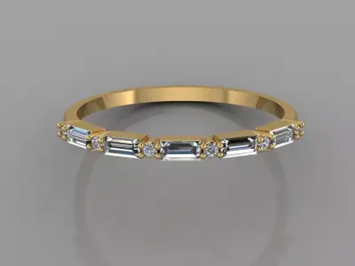 Women Ring 7 3D print model