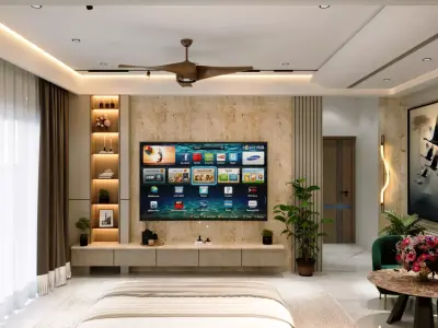 Moden Bedroom01 3D model