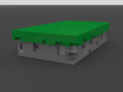 grass earth free Free low-poly 3D model