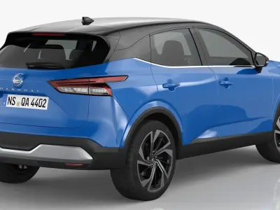 Nissan Qashqai 2022 3D model