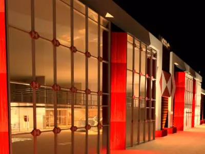 Revit Bank Design HSBC 3D model