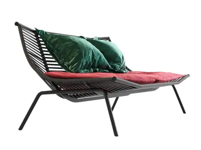 RODA LAZE Garden sofa 3D model