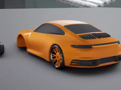 PORSCHE 911 CARRERA 4S  3D print model