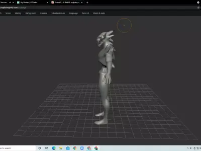 Alien base mesh Free 3D model