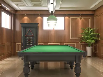 Restroom Basement 3D model