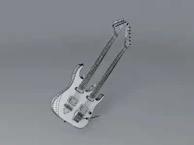 Buddy Blaze Custom  Double neck guitar Free 3D model