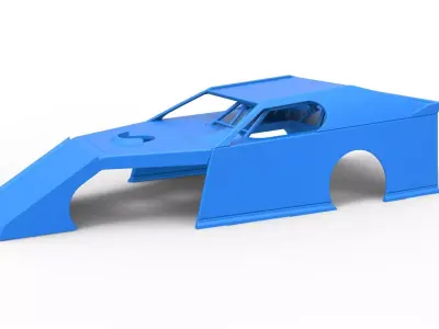 Shell of Dirt Modified stock car Scale 1 to 25 3D print model