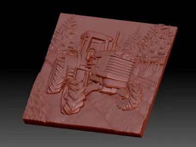 Tractor 3D print model