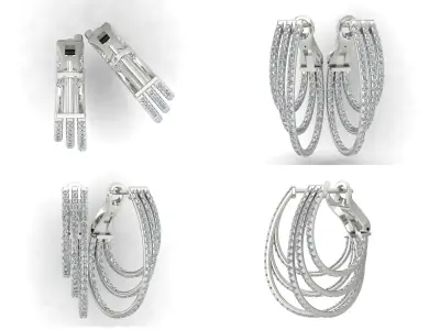 Earrings ri25 3D print model