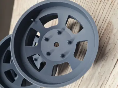 FMS Suzuki Jimny LJ10 LJ80 Tire and Rim 1to6 3D print model