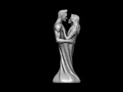 Valentines Statue 3D print model