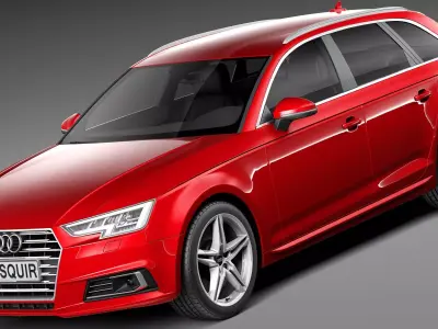 Audi A4 Avant 2016 3D model