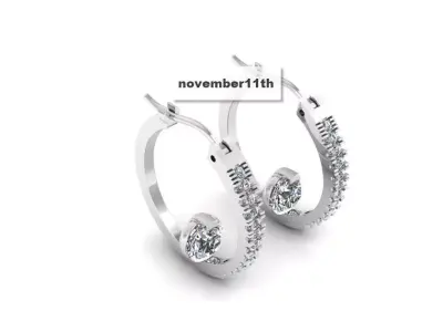 EARRINGS ANTLEMON 3D print model