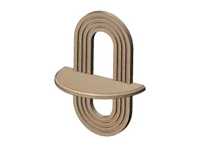 Floating shelf wall decor and mirror frame 3D print model