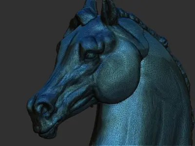 Arabian Horse 3D printable model 3D print model
