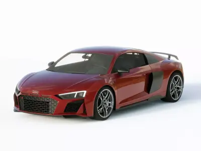 Audi R8 2019 3D model from CGTrader