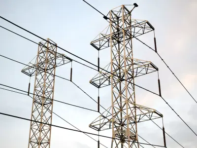 Low Poly Transmission Towers Low-poly 3D model