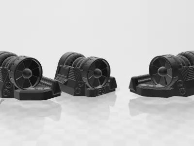 Nemesis Board Game Diorama 3D print model