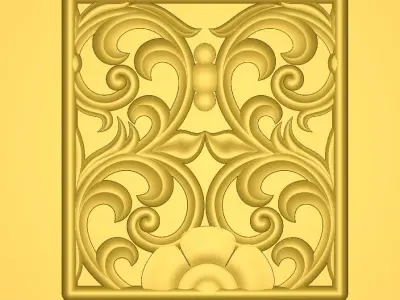 wooden design28 3D model
