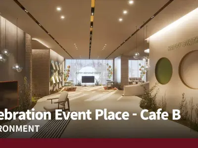 Celebration Event Place - Cafe B 3D model