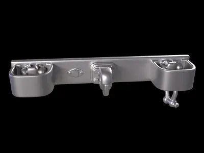 Jeep Kaiser Back Bumper 3D print model