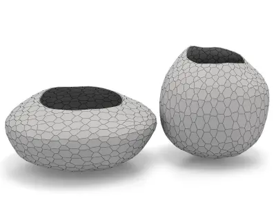 EG Edge metal vase 3D model