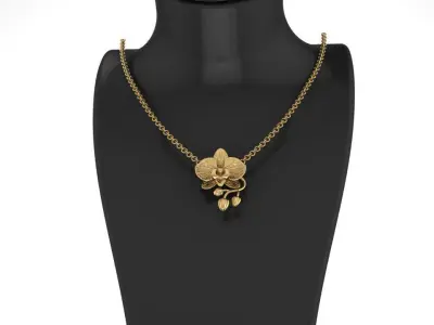 ORCHID PENDANT 3D print model