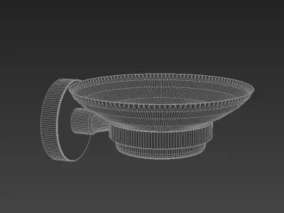 Begonia Soap Dish 3D model