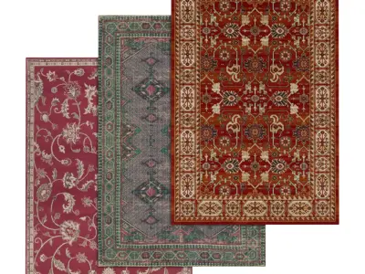 Rug Set 1046 3D model